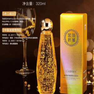 Anti-wrinkle, firming facial toner with gold foil 320ml