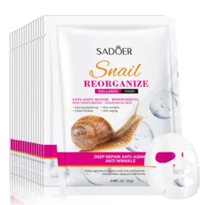 Snail collagen face mask