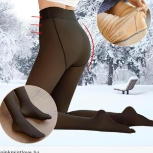 Thermal tights, lined, with soft fleece interior