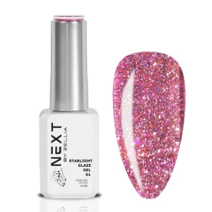 Next By Zellia Gel Lacquer 10Ml - Starlight Glaze - 001