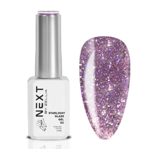 Next By Zellia Gel Lacquer 10Ml - Starlight Glaze - 002