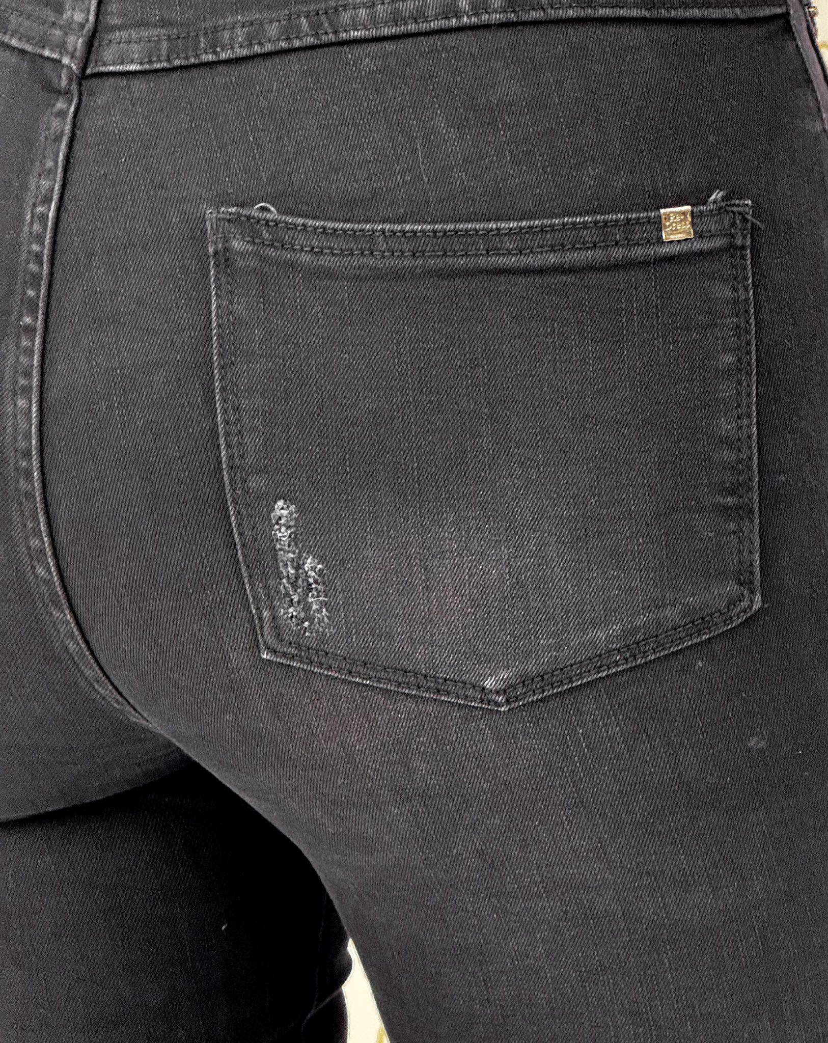 Extra magas derekú, szűk fazonú, tépett farmernadrág "290-A" - Image 6