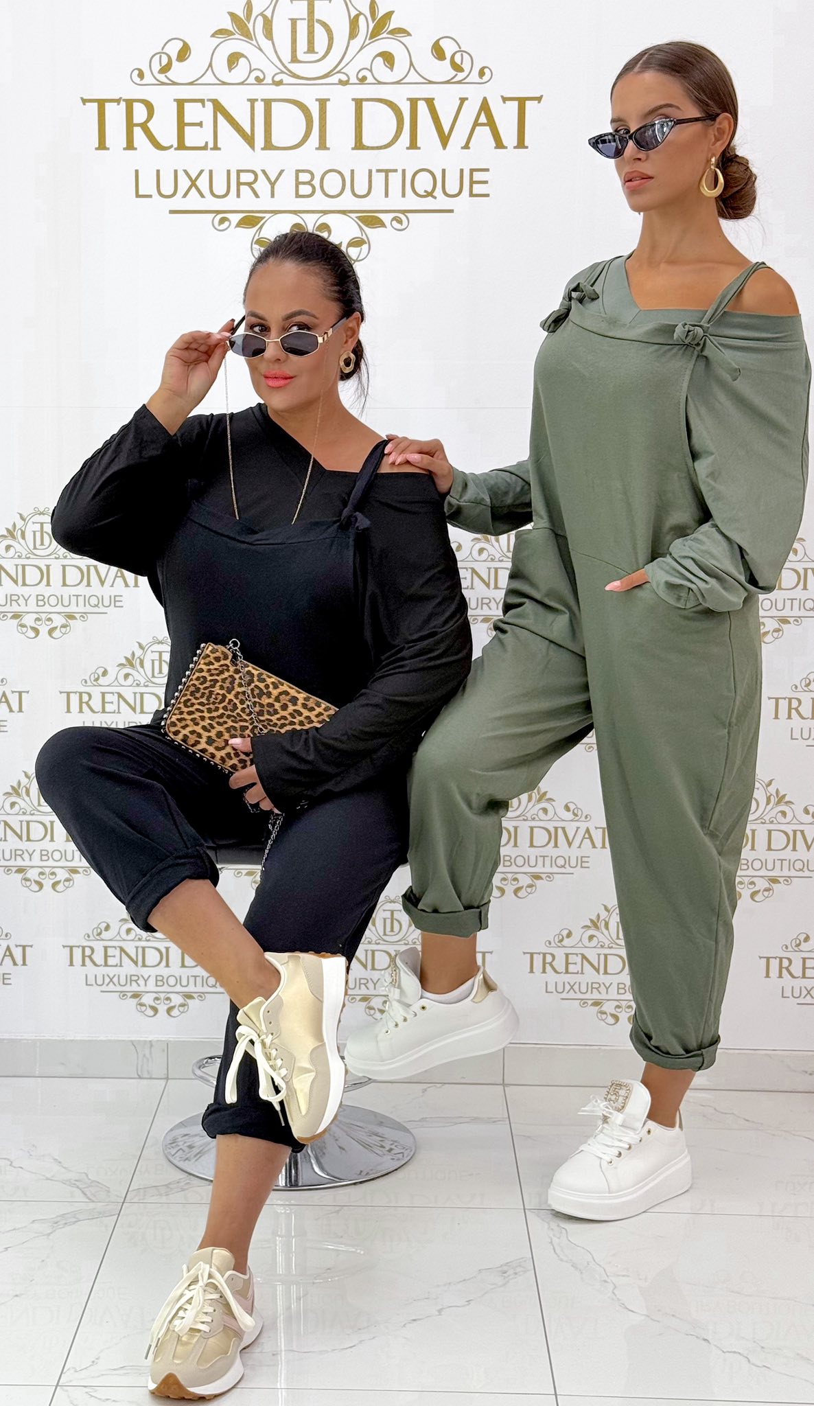 Laza, elől zsebes, vissza hajtós szárú, pántos overál - Image 2