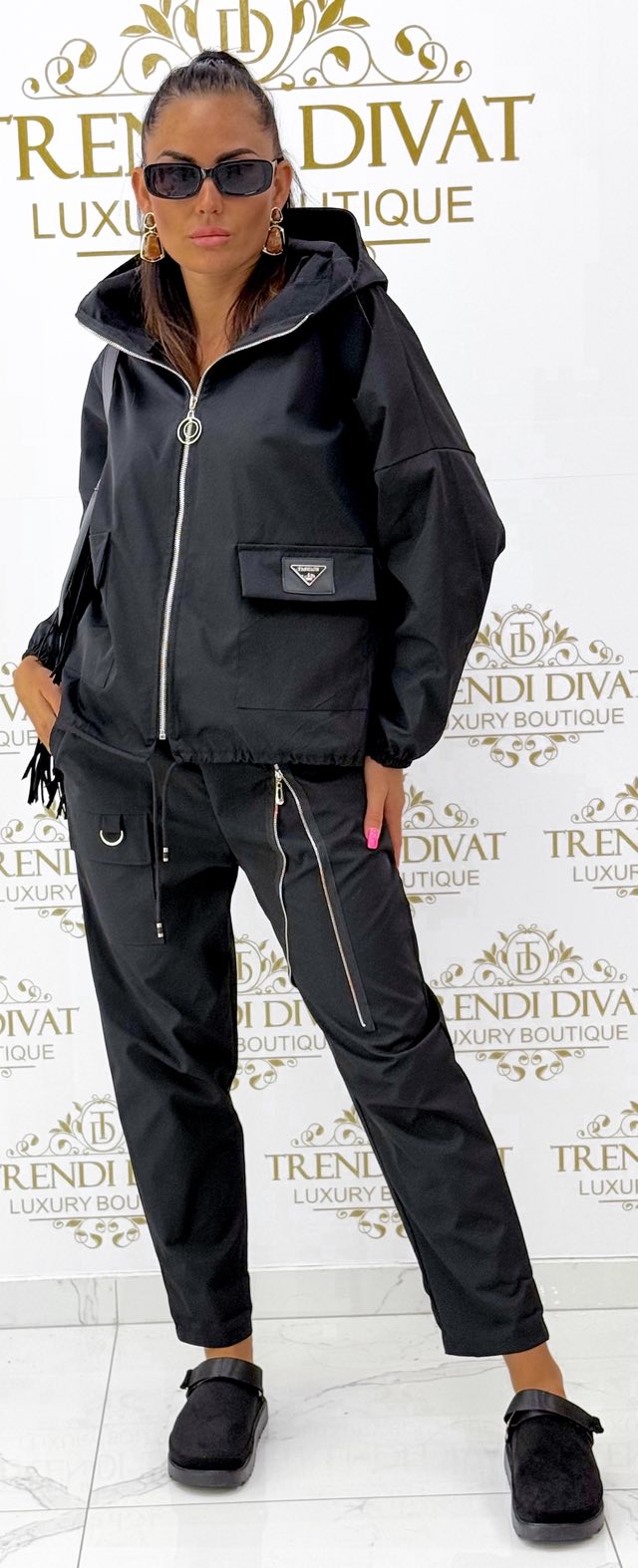 Egyedi cipzáras vászon nadrág - Image 7