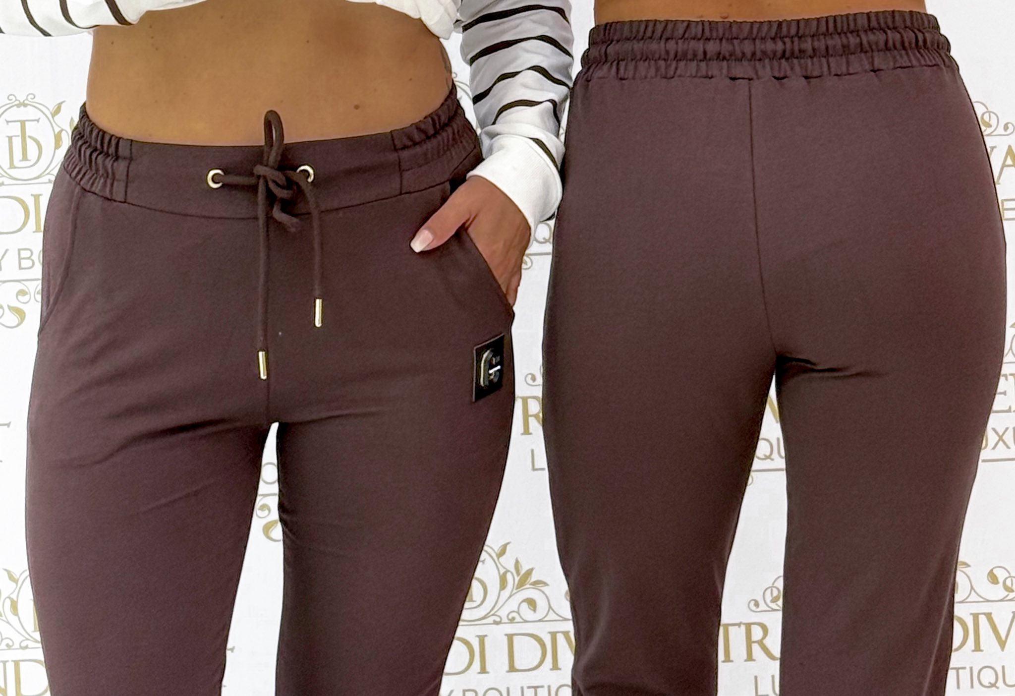 "G" betű bilétás, gumis derekú, elől rövidebb szárú szabadidő nadrág "M50642" - Image 3