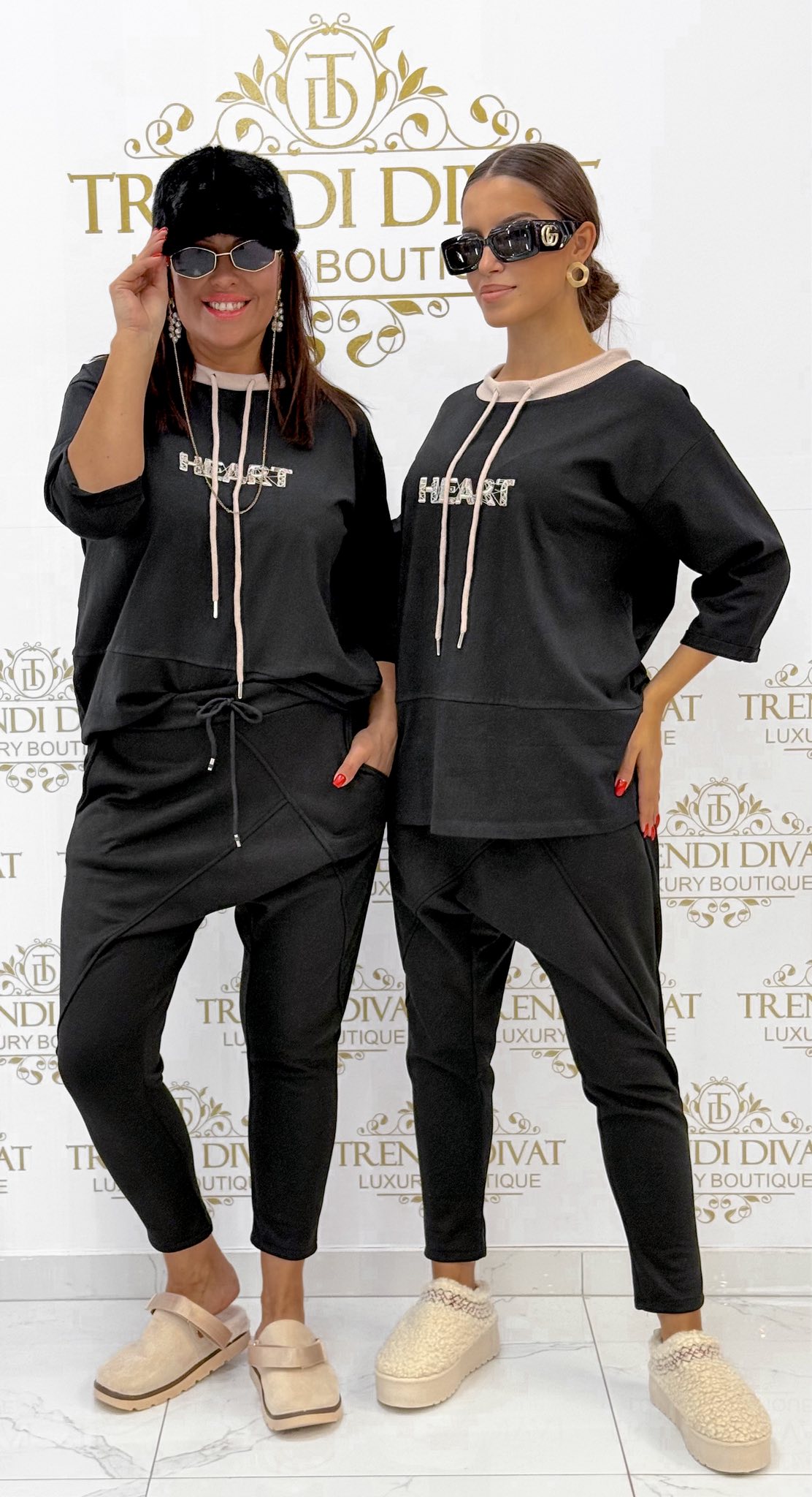 Puha anyagú, elasztikus, kellemesen meleg, ülepes fazonú nadrág - Image 14