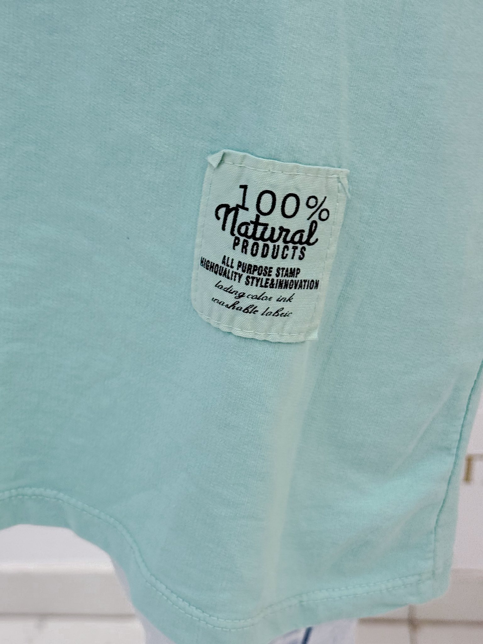 "100% Natural" bilétás, laza fazonú tunika - Image 17