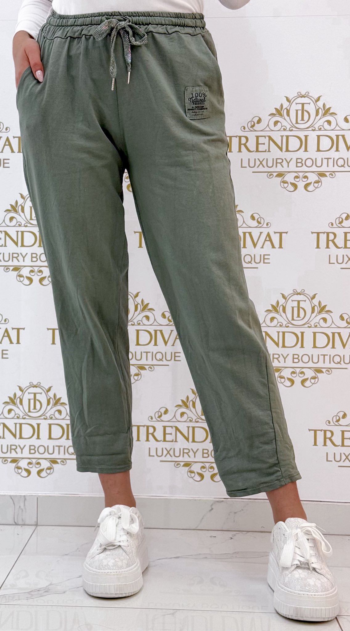 Gumis derekú, "100% Natural" bilétás, szabadidő nadrág - Image 24