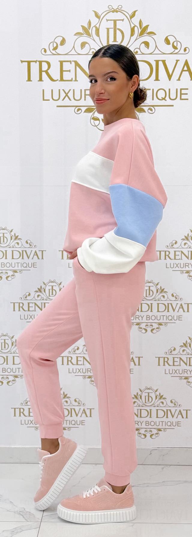 Rózsaszín betétes szabadidő együttes - Image 8