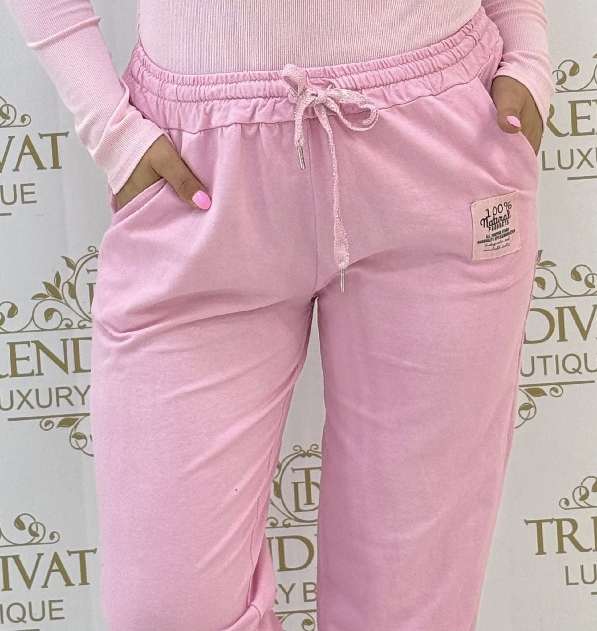 Gumis derekú, "100% Natural" bilétás, szabadidő nadrág - Image 9