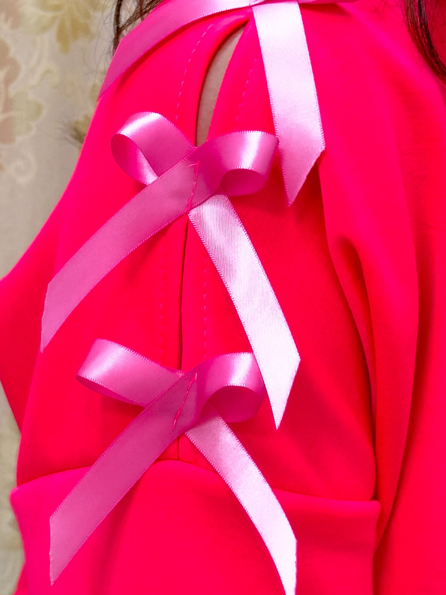 Selyem masnikkal díszített, 3/4-es ujjú kis felső - Image 29