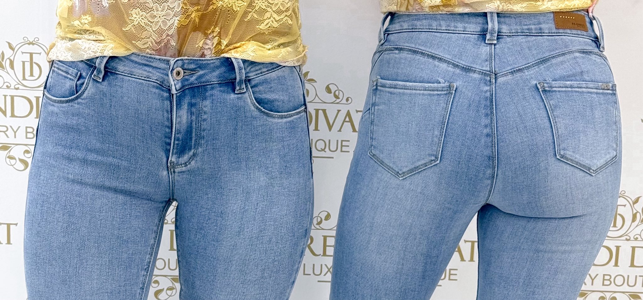 Világoskék színű farmernadrág "282" - Image 2