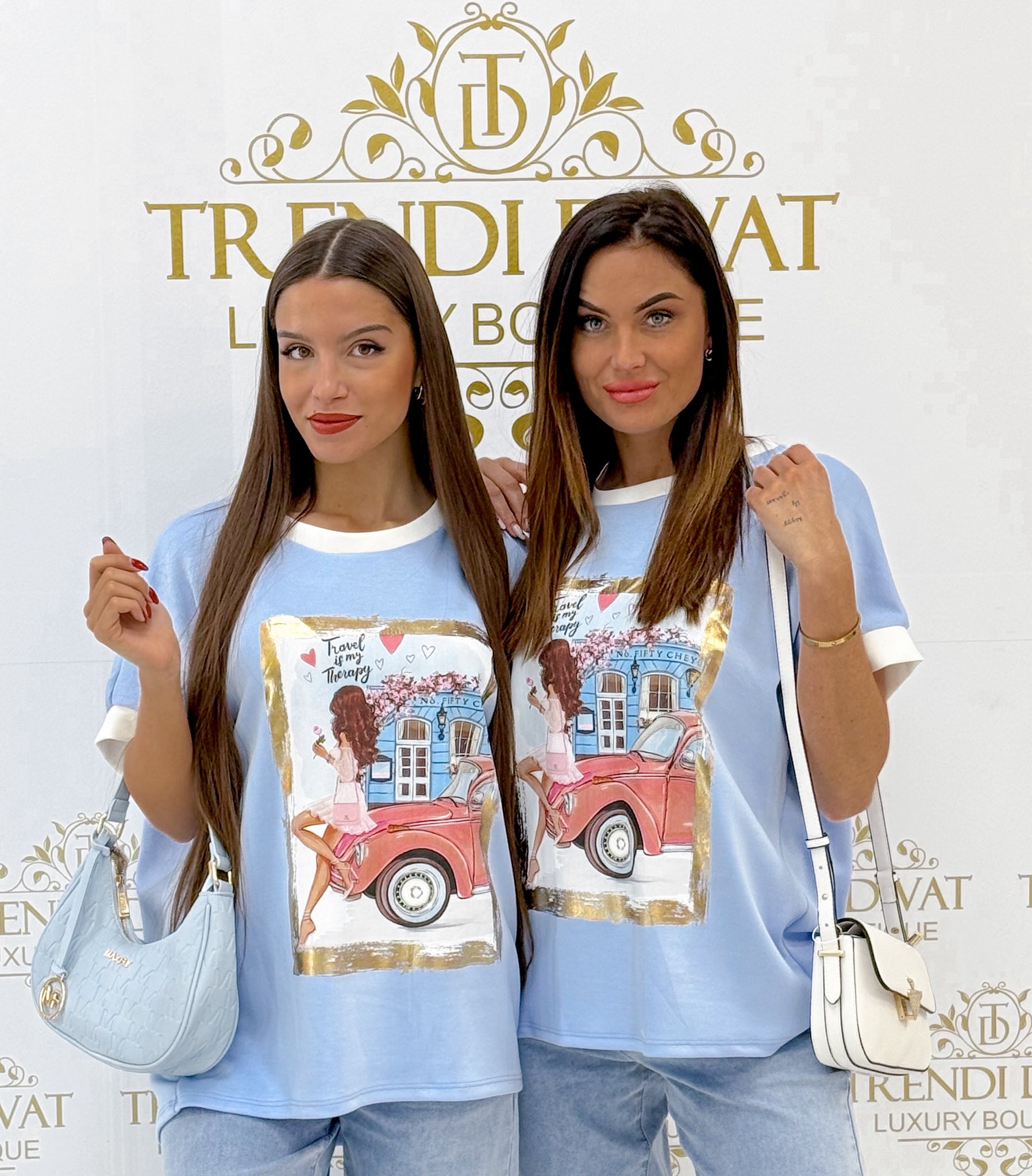 Laza fazonú, trendi mintázatú felső - Image 9