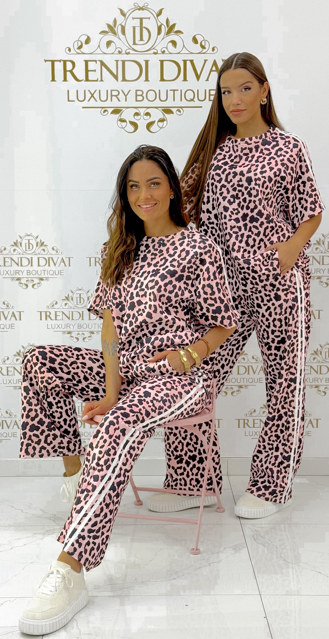 Leopárdmintás, 2 részes szabadidő szett - Image 2