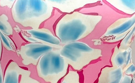 kék-rózsaszín virág minta