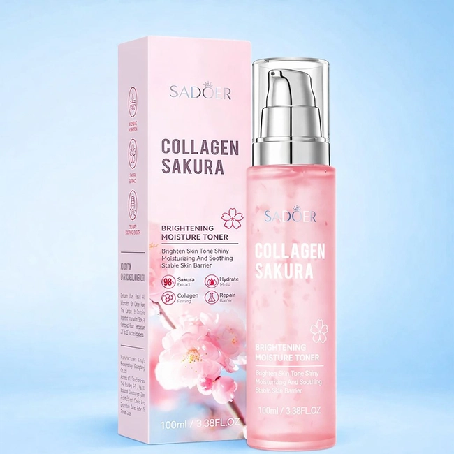 Sadoer Collagen Sakura Tonik, 100 ml - Image 4