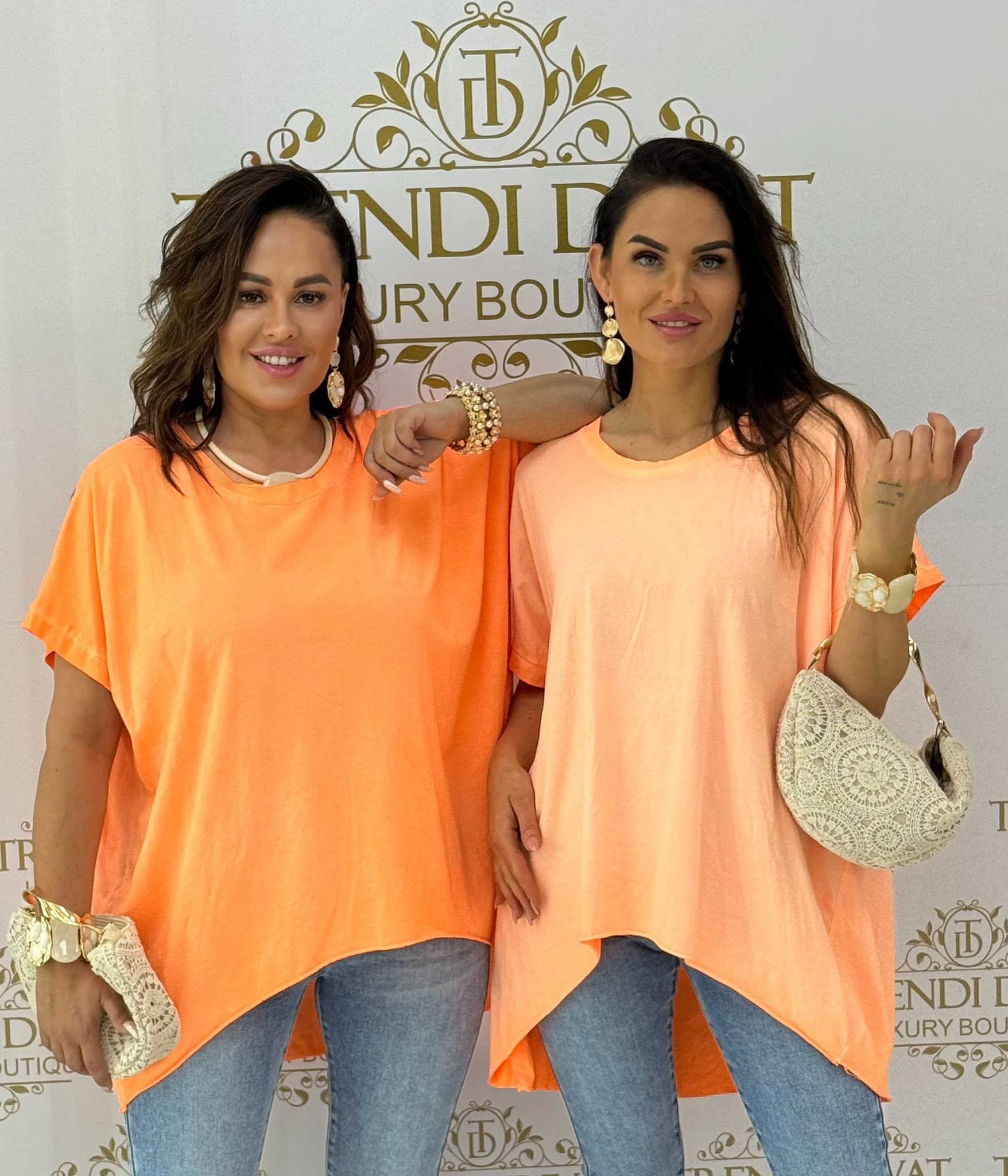 Kerek nyakú, bő fazonú, neon színű tavaszi tunika - Image 15