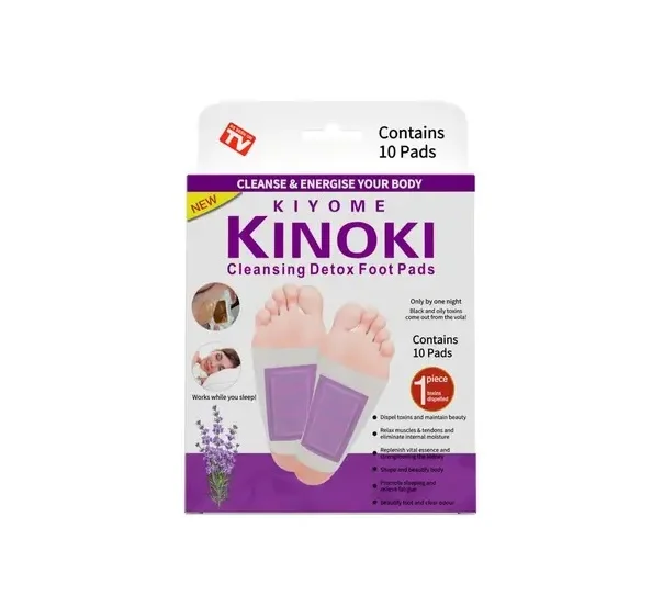 Kiyome Kinoki levendulás lábtapasz - relaxáló éjszakai tapasz (10 db)