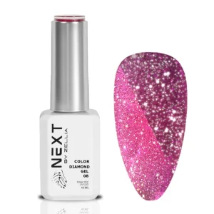 Next By Zellia Gél Lakk 10Ml - Color Diamond Gel- 008