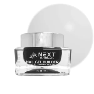 Next By Zellia Gel Builder / Epítő Zselé 30G - Hema / Tpo Free - Zgb-003 - White