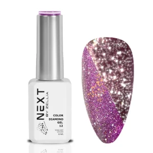 Next By Zellia Gél Lakk 10Ml - Color Diamond Gel- 012