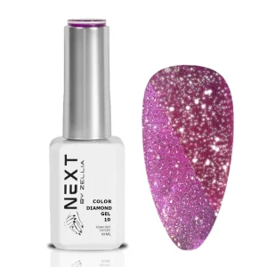 Next By Zellia Gél Lakk 10Ml - Color Diamond Gel- 010