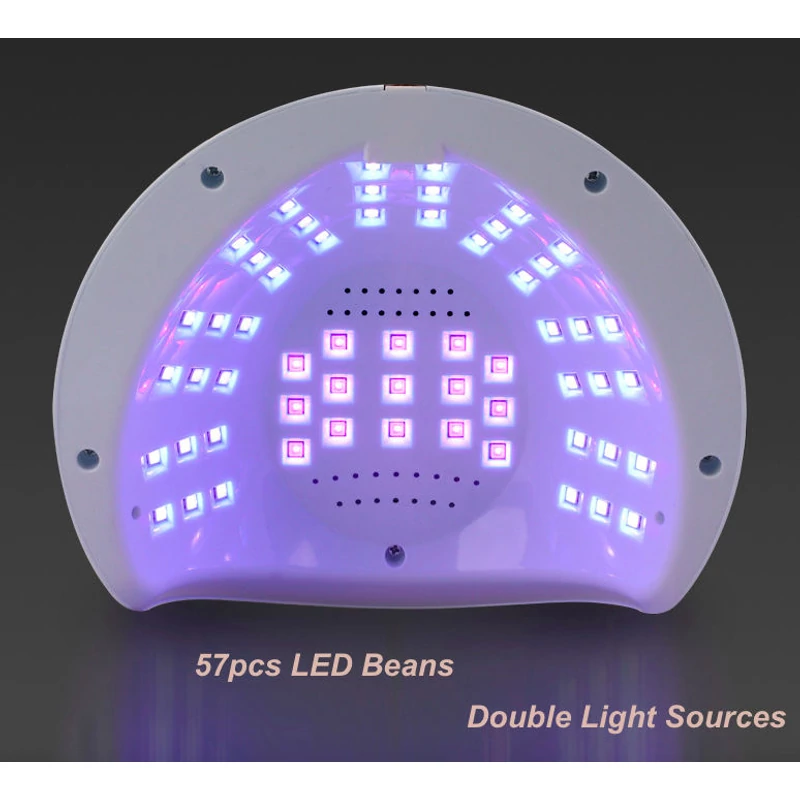 Nagy Teljesítményű, 268 W-Os Gél Uv Led-Es Körömlámpa - 57 Led-Del - Sun S9 - Arany - Image 2