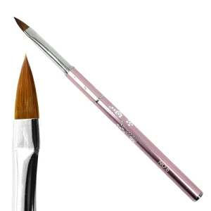 Porcelán Építő Ecset - 6-Os - Prémium - Metál Pink 82961