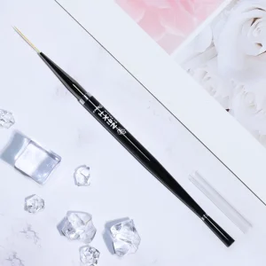 Next By Zellia Nail Art Brush - 0-S Díszítő Ecset - ZBR-03 Long - 24mm