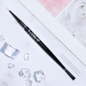 Next By Zellia Nail Art Brush - 0-S Díszítő Ecset - ZBR-01 Short - 9mm